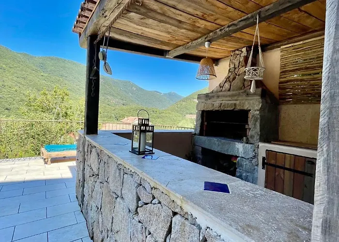 Casa Arena Authentique Maison De Village Avec Piscine Au Coeur De L'alta Rocca - בית נופש